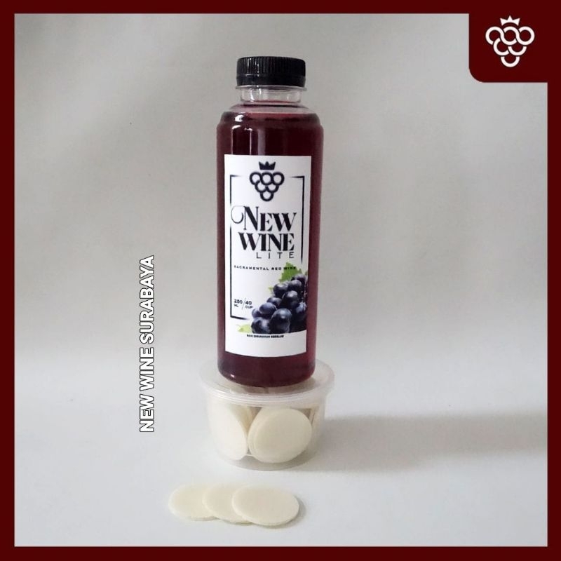 

MINUMAN PERJAMUAN KUDUS LITE BOTOL + HOSTI ISI 250 ML