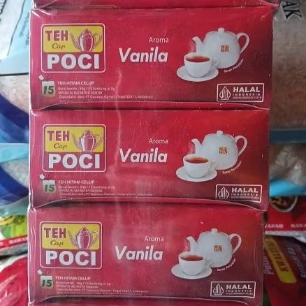 

Teh Celup Cap Poci Aroma Vanilla 15 Bags