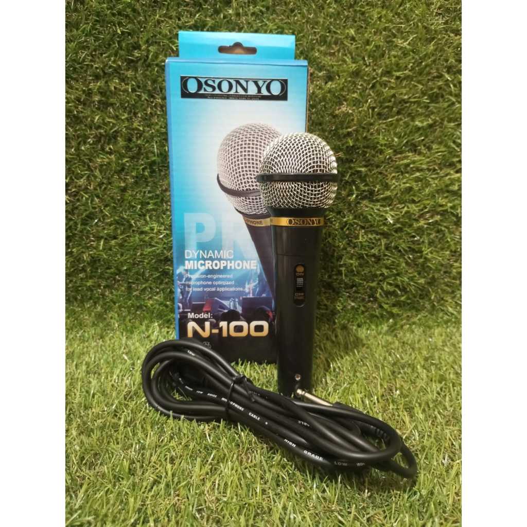 mic osonyo N 100 mic kabel microphone karaoke kabel panjang suara jernih