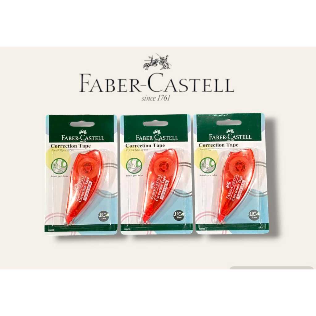 

Correction Tape Faber-Castell 5mmx10m