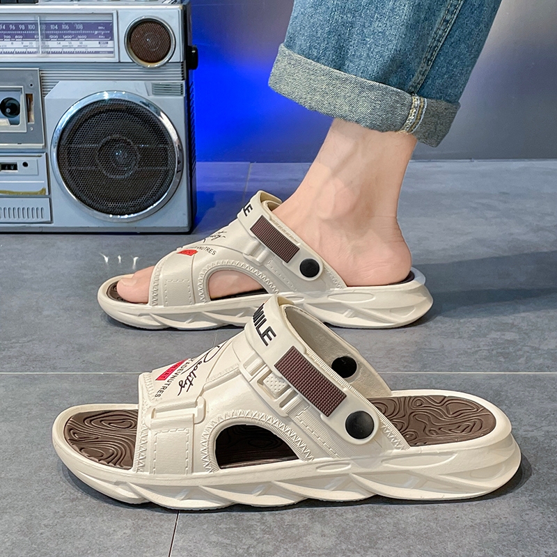 Sandal Pria sandal Gunung Pria cowok Kulit TrendyTerkini sendal gunung pria casua outdoor