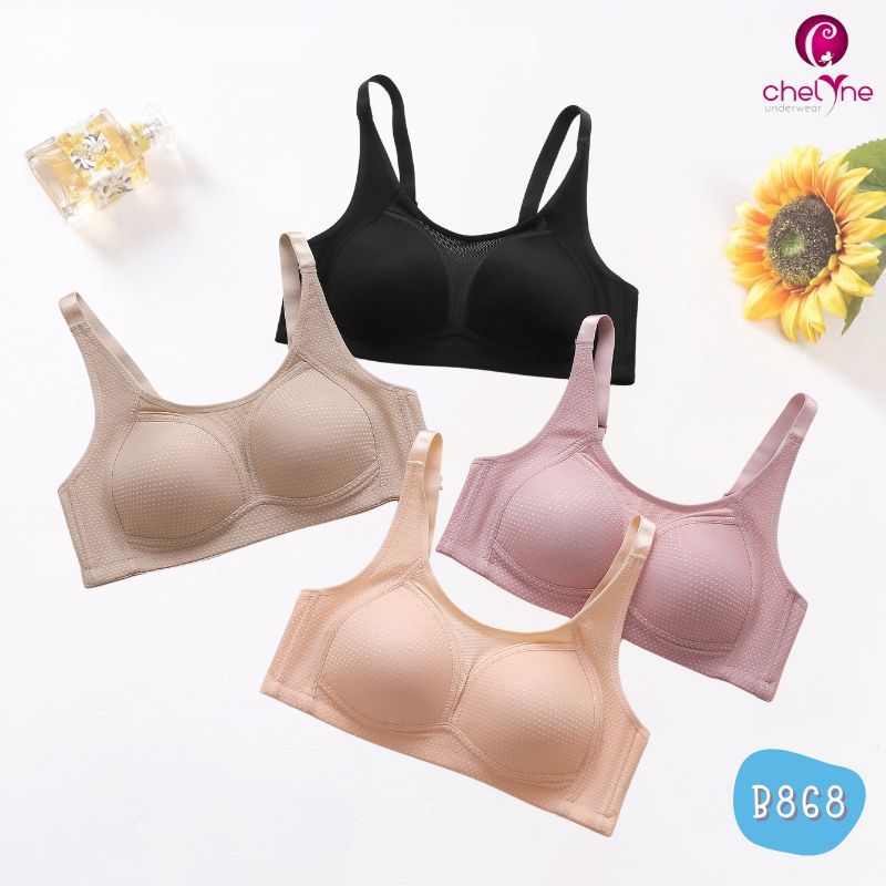 BH Kemben B8829 / B868 Bahan Spandex Emboss Full Cup Bra Polos - Big Size Bra 38/44 Cup C - BH Jumbo