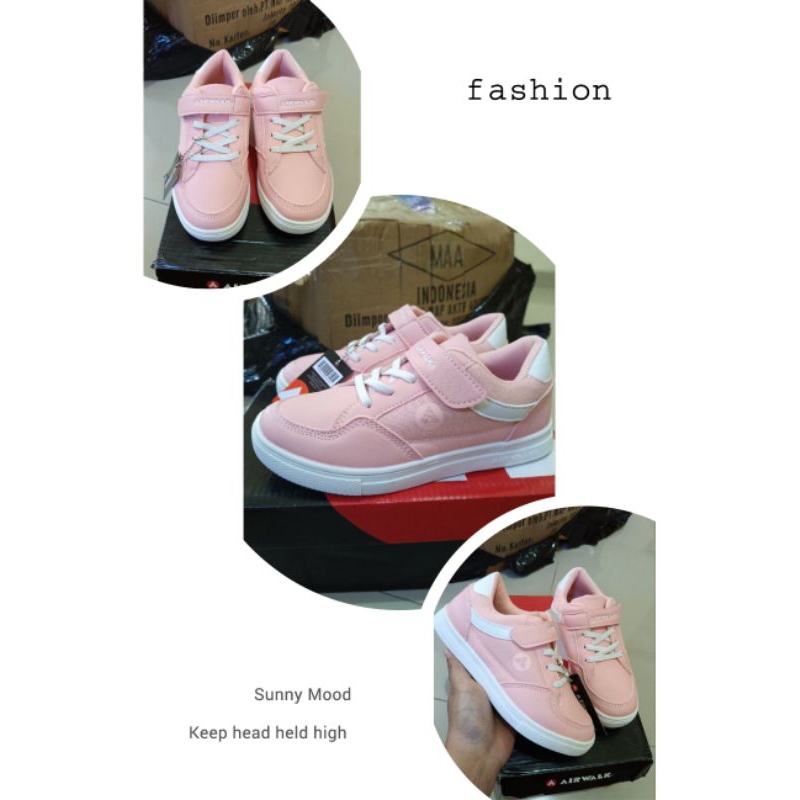 Sepatu airwalk arqie jr pink