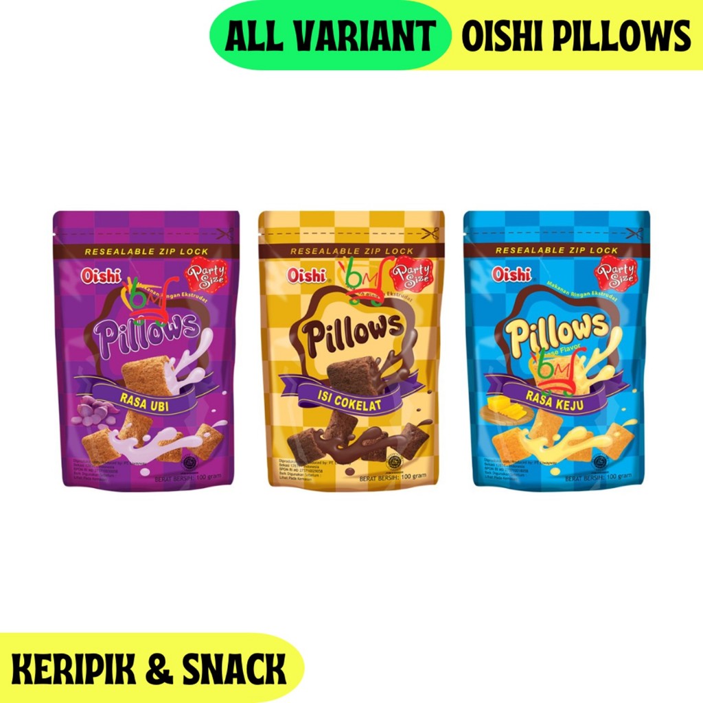 

Oishi Pillows Pouch Party Size All Variant