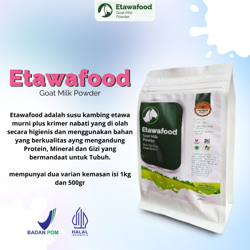 

Etawafood Susu Kambing Etawa Bubuk 100% Original - Susu Etawa food