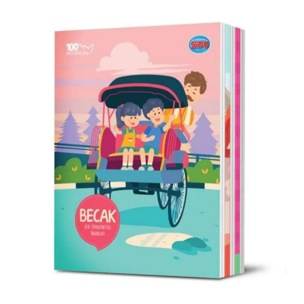 

Buku Tulis SIDU 38 Lembar Ukuran Kwarto 1 Pack Isi 10 Buku