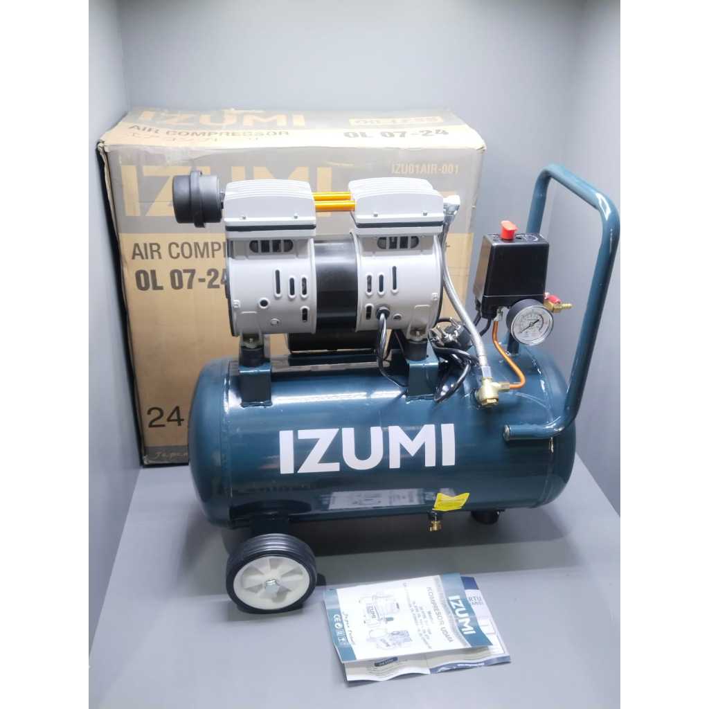 Mesin Kompressor Angin Listrik Izumi 24 Liter OL 07-24 Oil