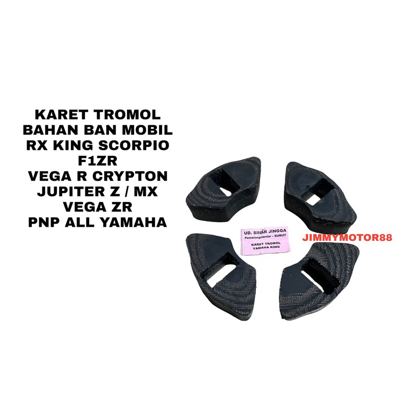 KARET TROMOL BELAKANG BAHAN BAN MOBIL SEMUA KERETA YAMAHA RX KING F1ZR SCORPIO VEGA CRYPTON JUPITER 