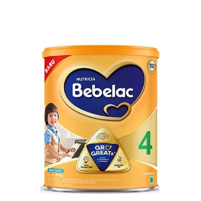 

SUSU BUBUK BEBELAC 4 VANILLA 800 GRAM