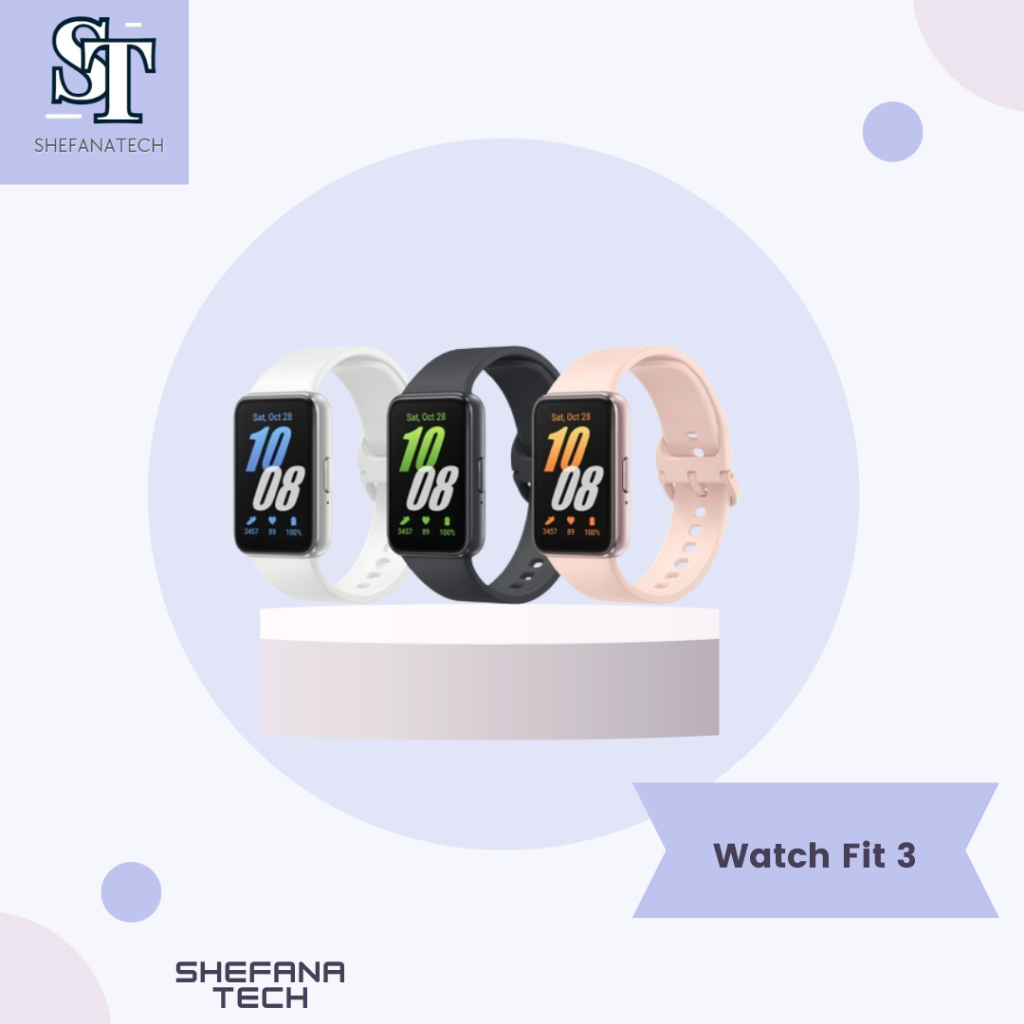Samsung Galaxy Smartwatch Fit3 | Watch Fit 3 AMOLED Garansi Resmi Samsung