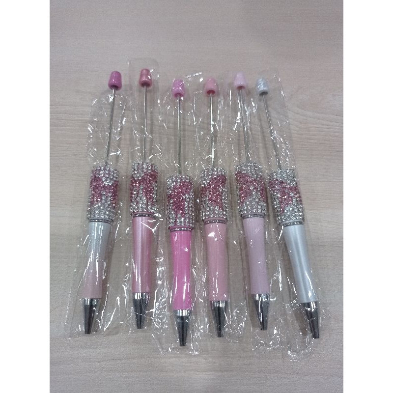 

Butterfly Rhinestones Beadable Pens Pulpen Manik Manik Rhinestone Kupu Kupu Cantik