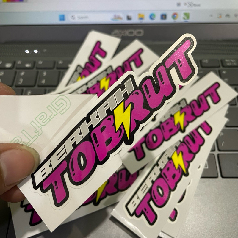 

sticker viral berkah tobrut 009