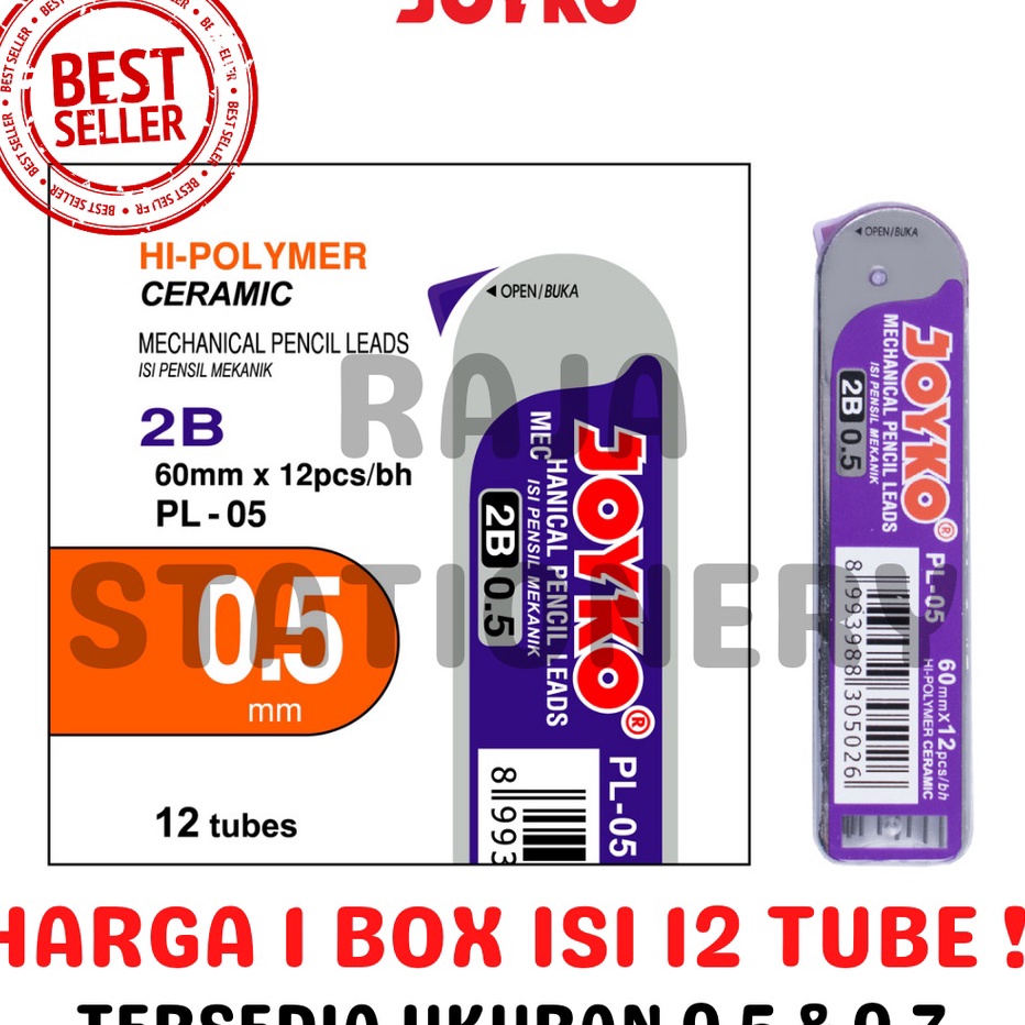 

LEAD 2B 5 7 ISI PENSIL MEKANIK 5mm 7mm 12PCS