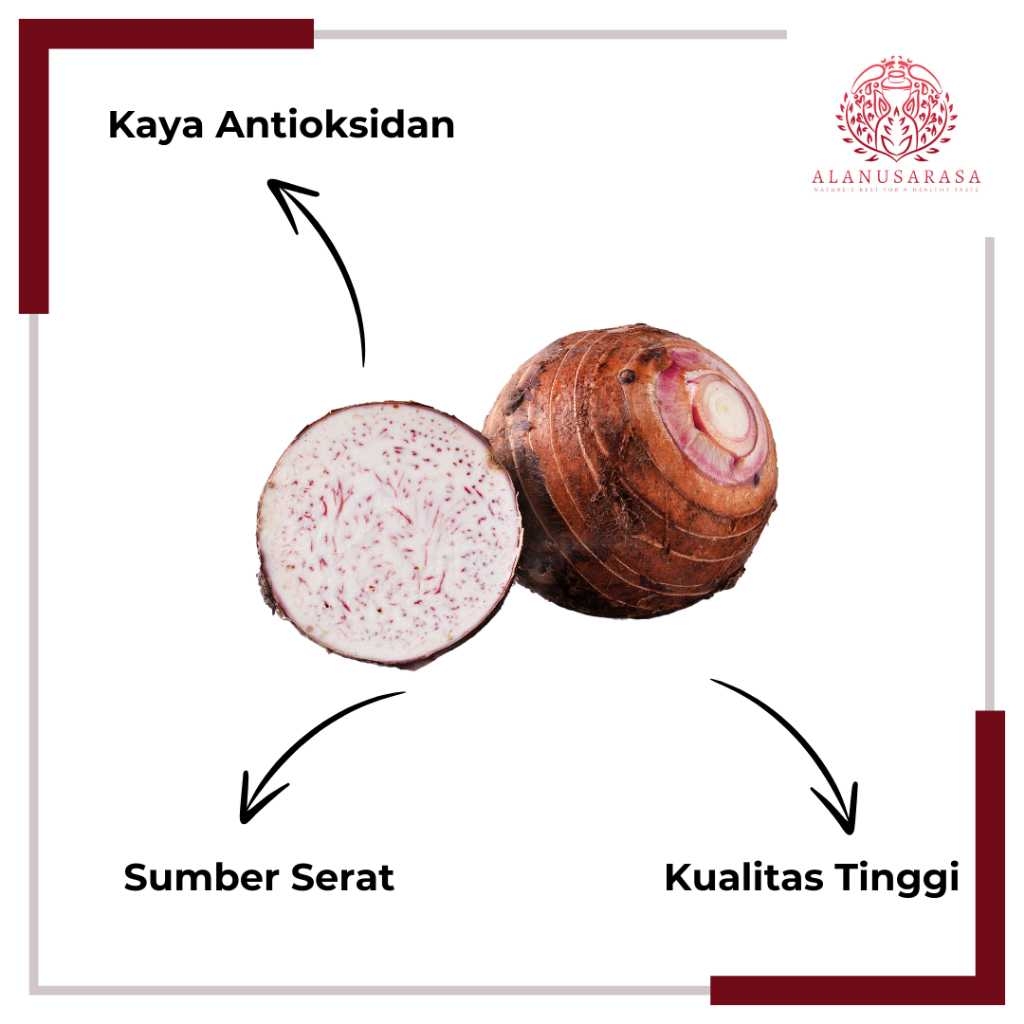 

Talas Ungu Segar Berkualitas Tinggi - 1 pcs / 1 kg - Alanusarasa