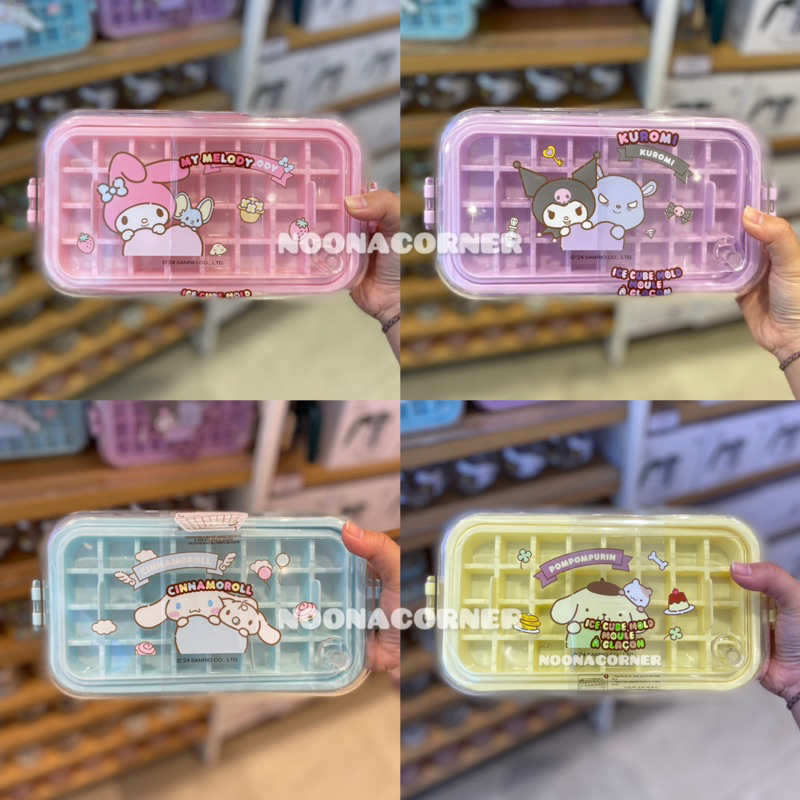 Miniso x Sanrio ‼️ Cetakan Es Batu / Ice Cube Mold Sanrio ( Kuromi / Cinnamoroll / My Melody / Pompo