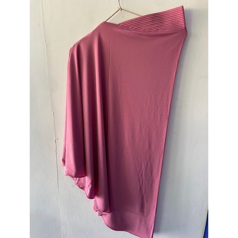Jilbab instan polos panjang
