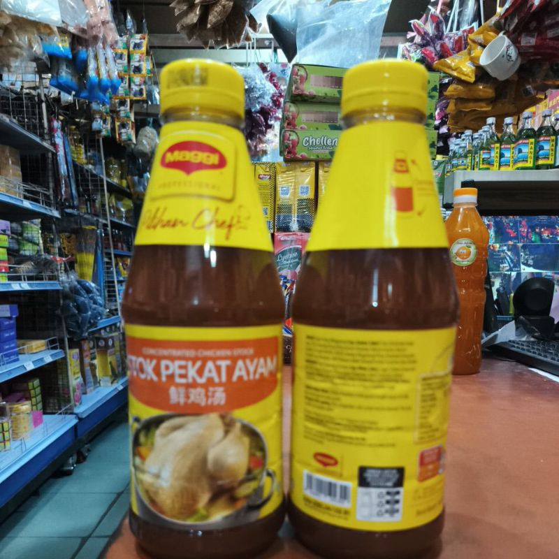 

Maggi, stok pekat ayam ukuran 1,2kg exp 04/25