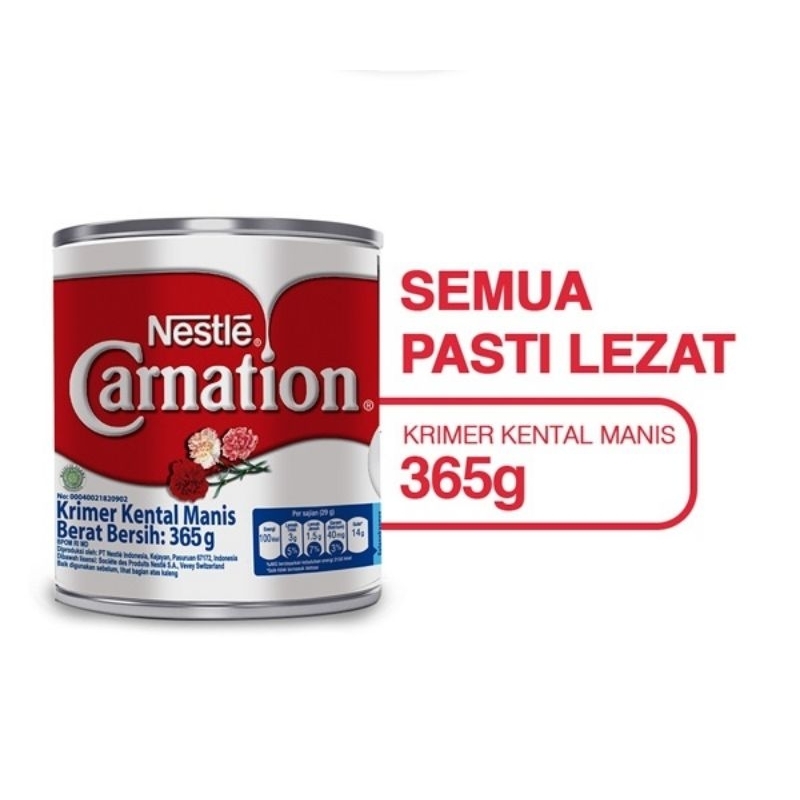 

Carnation 365gr / cremer kental manis / susu kental manis