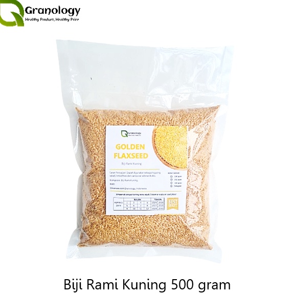 

BELI SEKARANG Golden Flax Seed Biji Rami Kuning 5 gram by Granology