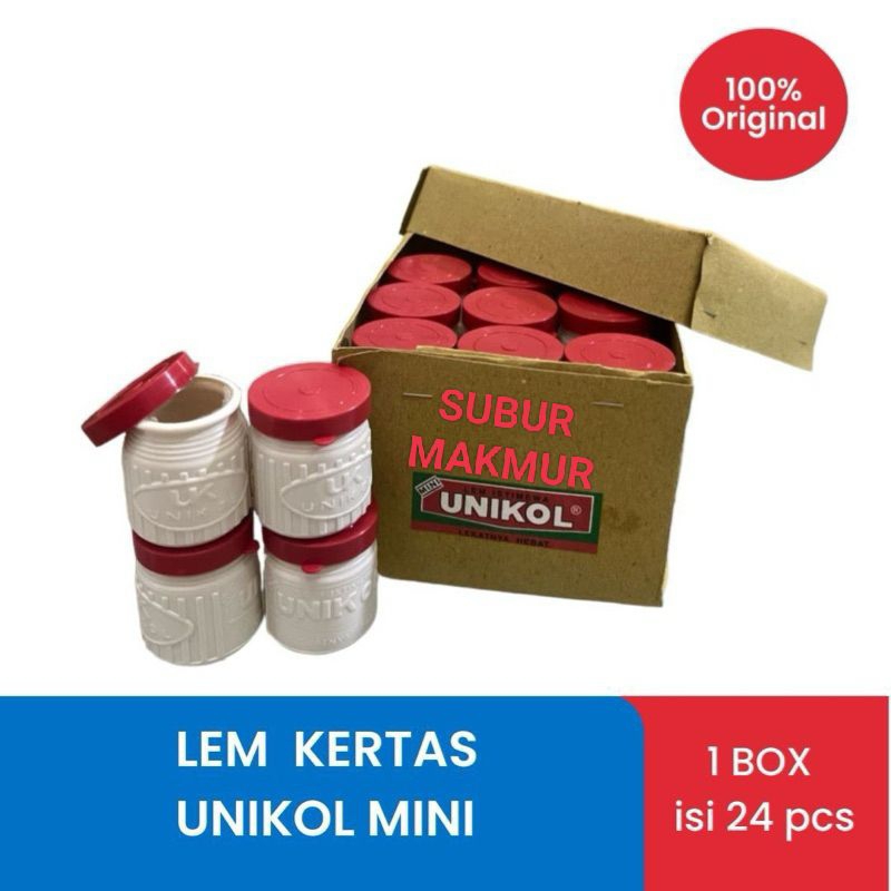 

LEM UNIKOL MINI / Lem Colek / Lem kertas / Lem Serbaguna / Lem Murah / Lem UNICOL MINI / Lem kertas UNIKOL MINI