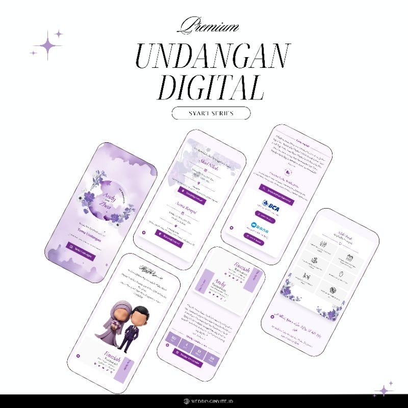 Undangan Digital Pernikahan (Syar'i Series)