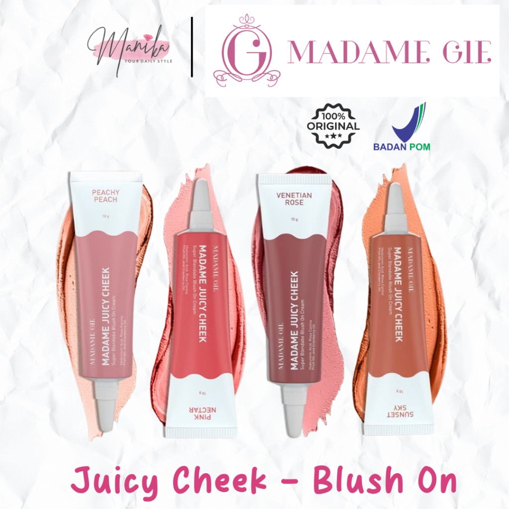 Madame Gie Madame Juicy Cheek - Make Up Blush On Cream Blush