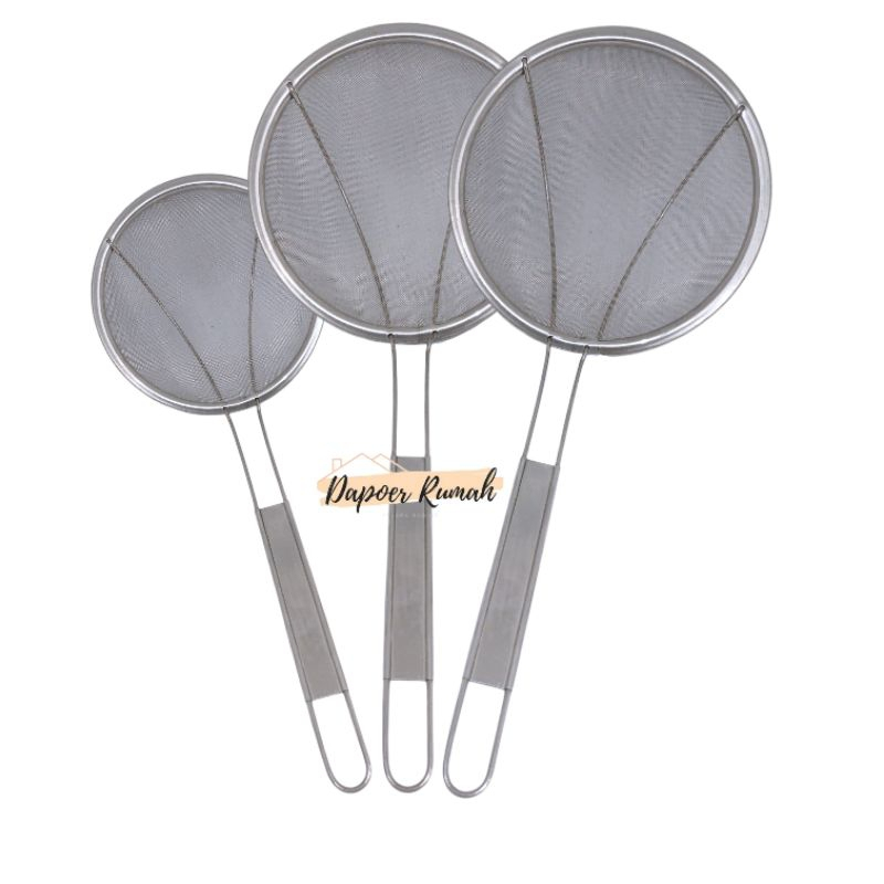 Saringan Minyak Halus 16Cm 18Cm 20Cm 22Cm/Serok Gorengan/Saringan Minyak
