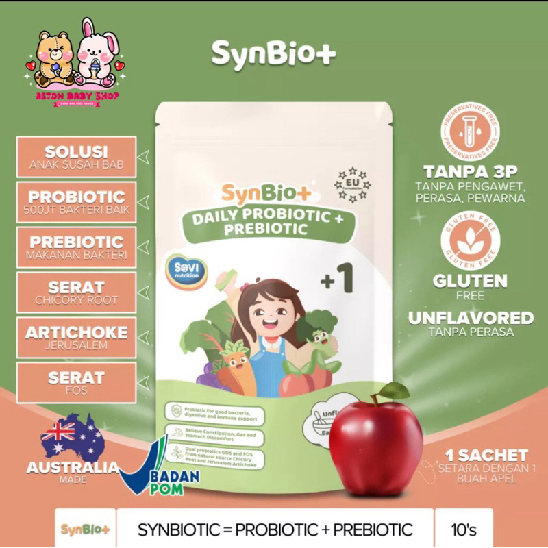 Synbio+ Daily Probiotic / Probiotik Anak Sachet / Vitamin Anak
