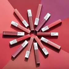 LIPSTIK MAYBELLINE SUPER STAY MATTE INK BARCOD isi 24pcs / 2 lusin