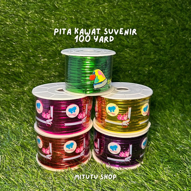 

pita kawat untuk suvenir panjang 100 yard