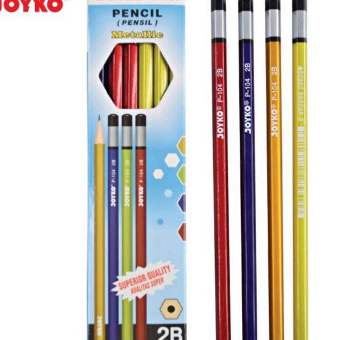 

Pensil 2B P14 Metalic 1pak12pcs