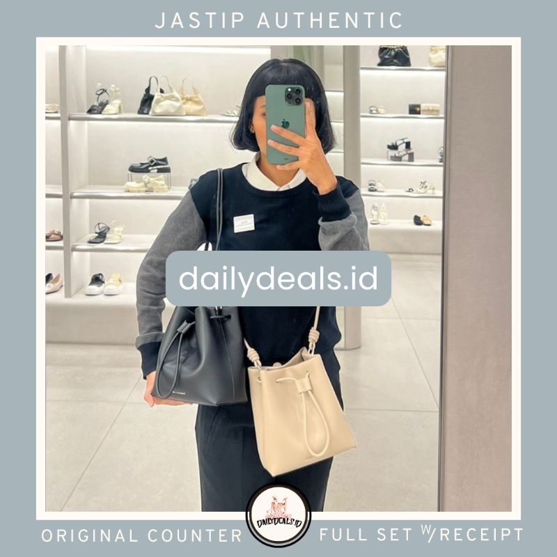 #2-10271282 Leia Knotted - Jast[p] CK ORIGINAL COUNTER BUCKET BAG TAS STORE AUTHENTIC ASLI MALL STRU