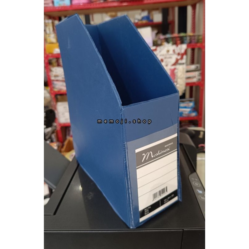 

Box File Kancing Moshimoshi Biru