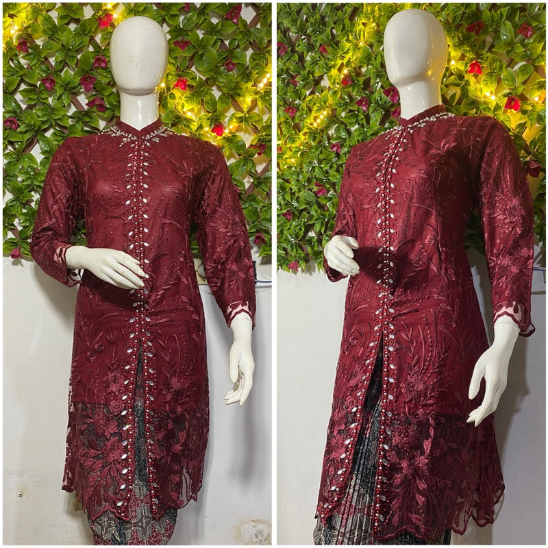 Sanghai tile tunik/tunik tile/kebayamodern/kebayapesta