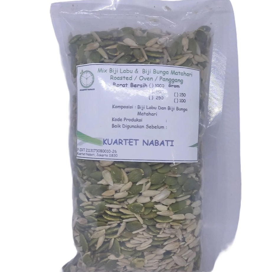 

LIMIT 5gr Roasted Campuran Biji Labu Pumpkin Seeds Biji Bunga Matahari Sunflower Seeds Panggang
