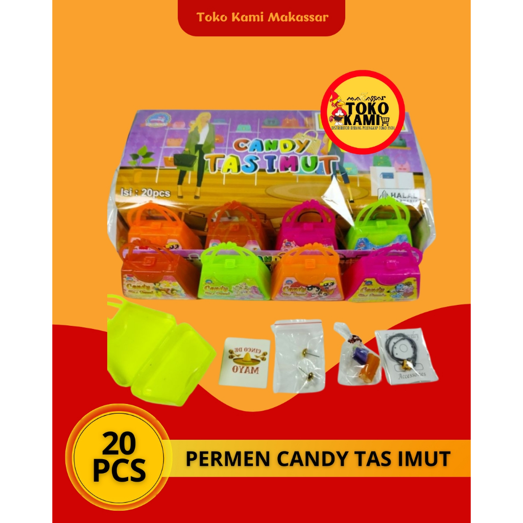 

Permen Candy Tas Imut Isi 20pcs Lucu