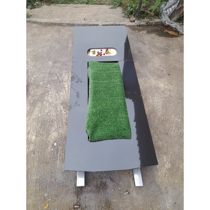 BADAN MAKAM/BODI MAKAM SEKAR BUNGA/KIJING KUBURAN MAKAM GRANITTILLE/( 60X160) +packing kayu