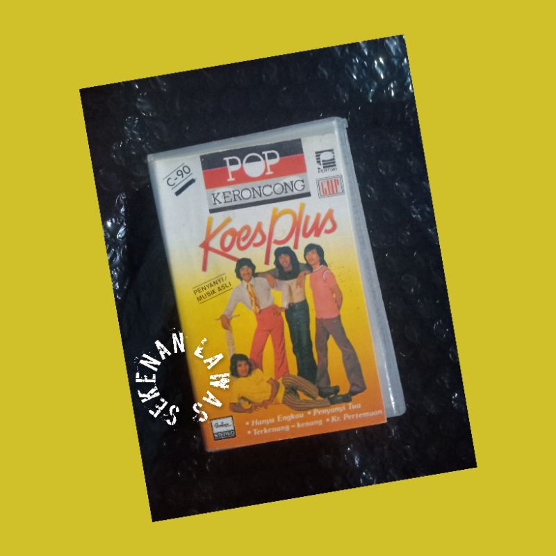 Kaset Koes Plus - Pop Keroncong (Cover Dalam Ada Coretan)