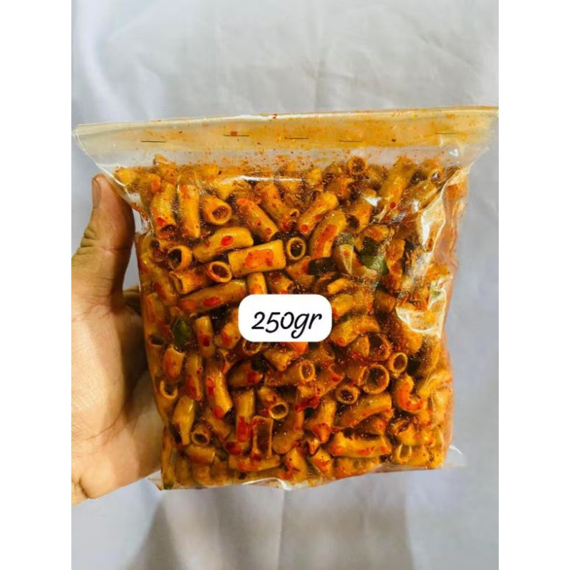 

Makaroni Bantat Pedas Daun Jeruk Bumbu Melimpah