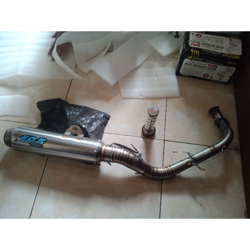 DOS MUFFLER HONDA BEAT FI