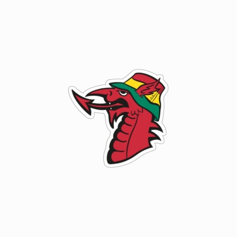 

sticker Wales welsh dragon national logo football team diecut stiker