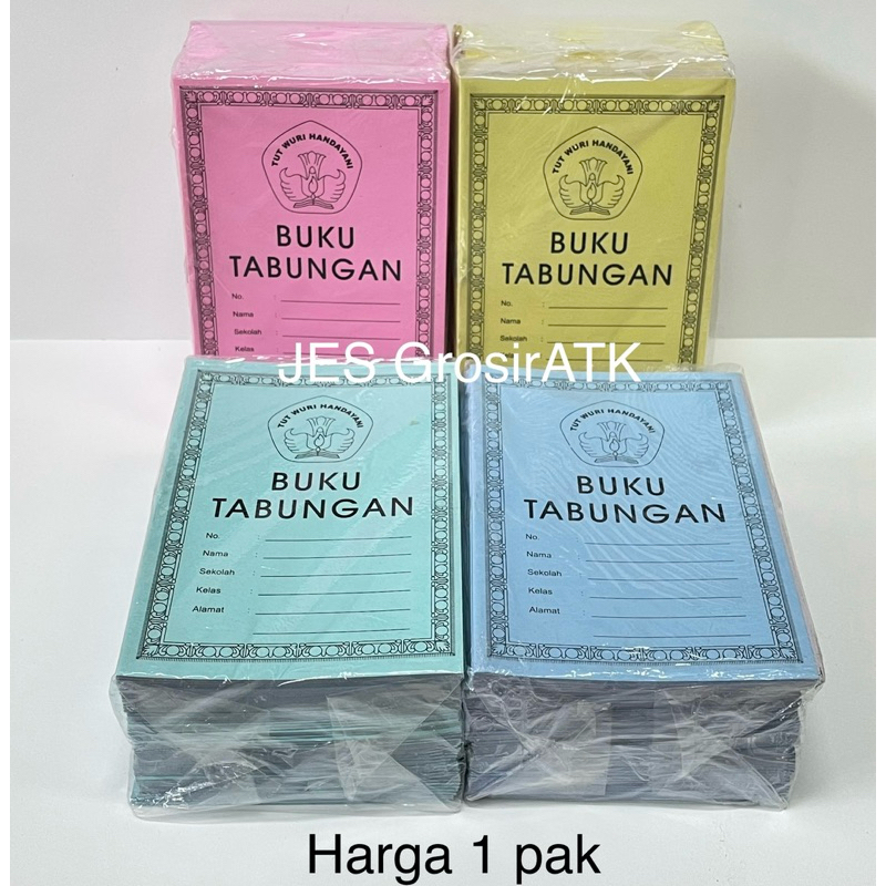 

Buku Tabungan (1 pak = 50 buku)