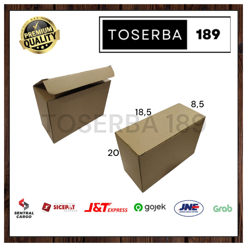 

kardus packing diecut/box pizza uk 18,5x8,5x20 cm