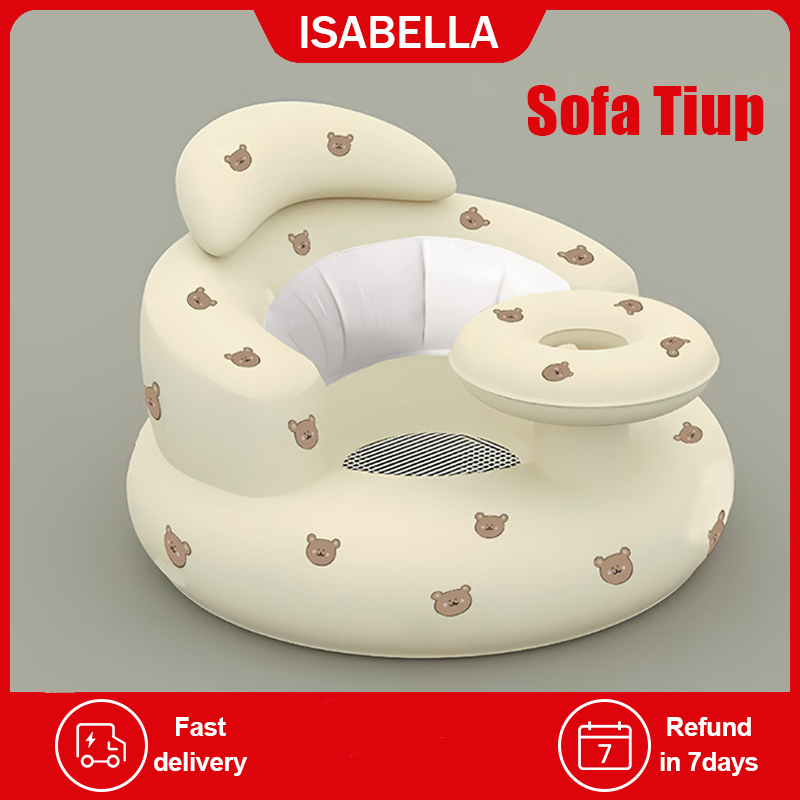 Isablla Sofa Tiup Untuk Bayi Sofa Bayi / Kursi Bayi Tiup Belajar Duduk / Sofa Tiup Untuk Bayi Sofa