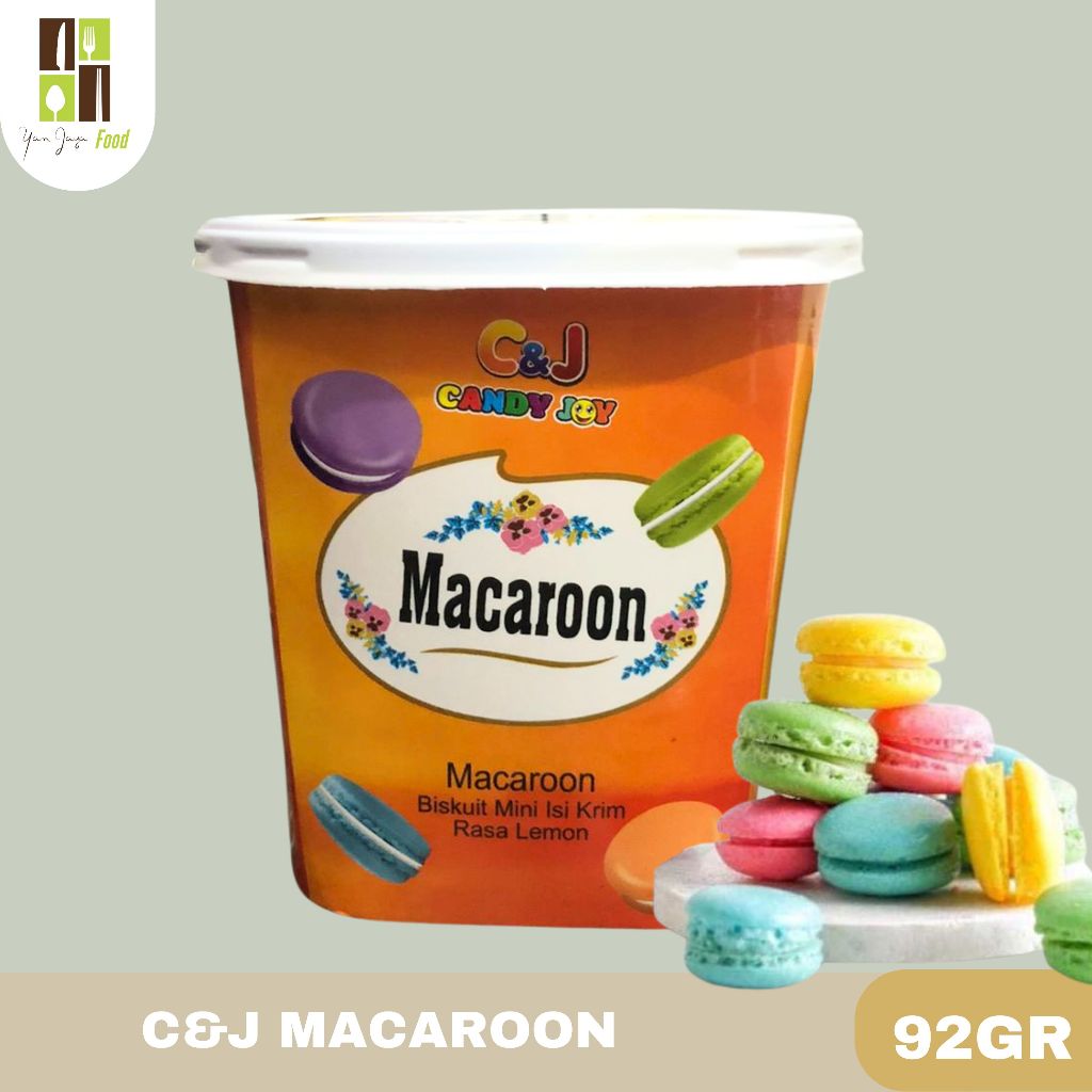 

Macaroon Cookies C&J I C&J Macaron Cookies 36x20 Rasa Lemon 92gr