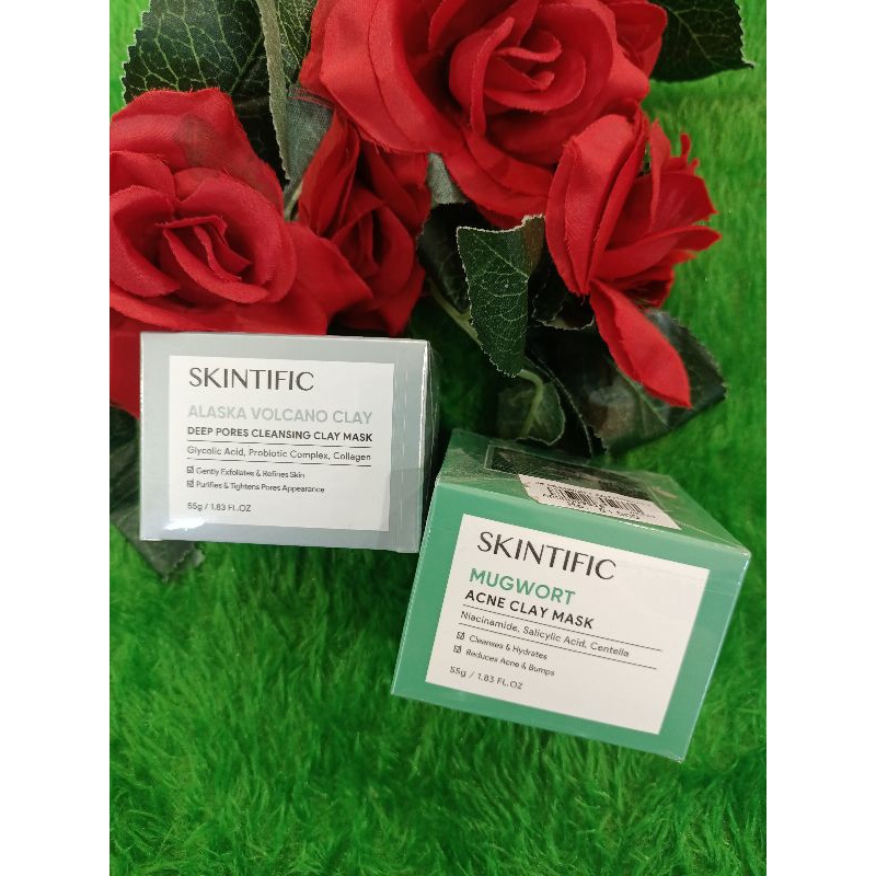 SKINTIFIC clay mask volcano & mugwort