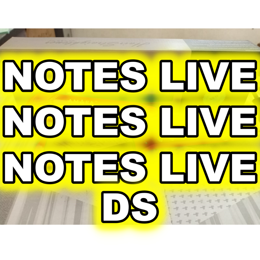 

Notes Toko Live 2 Sasa Mall DS