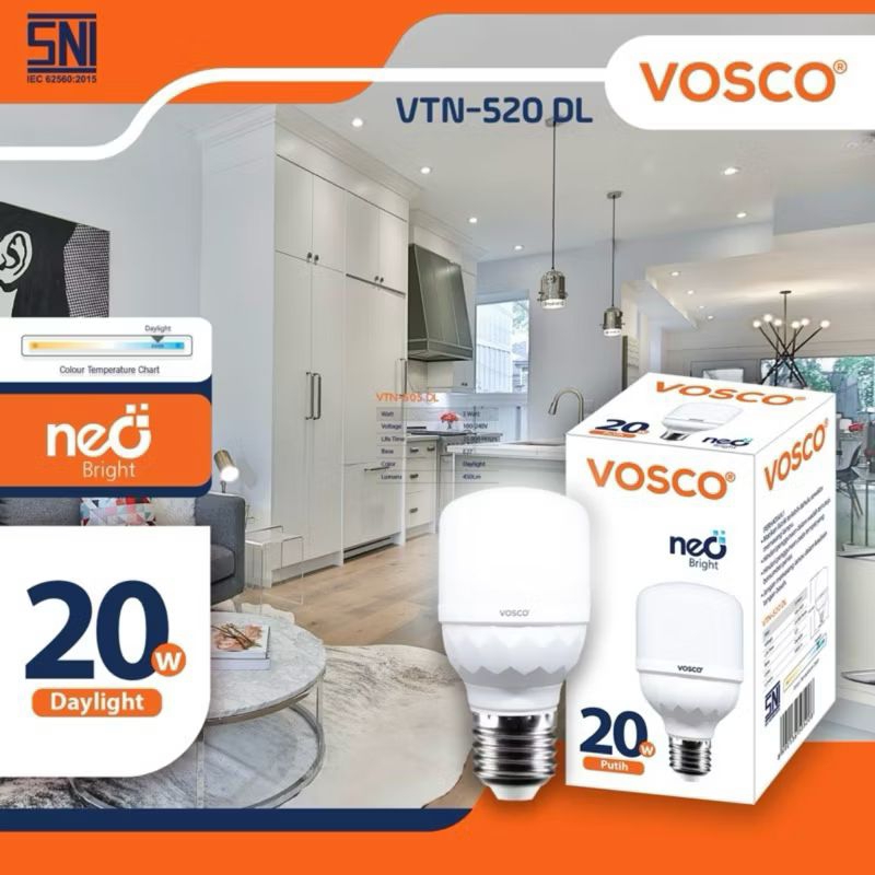 Lampu LED Vosco 20w