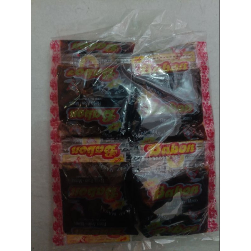 

kecap babon rentengan isi 12pcs