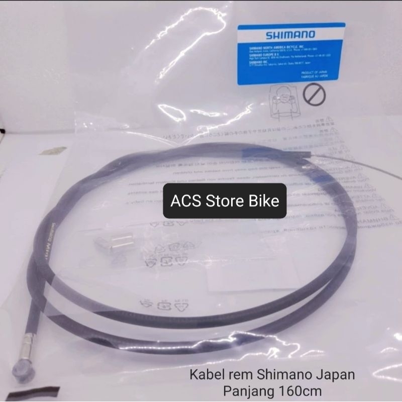 KABEL REM SHIMANO JAPAN PANJANG 160CM UNTUK SEPEDA GUNUNG MTB LIPAT FEDERAL MINI BMX